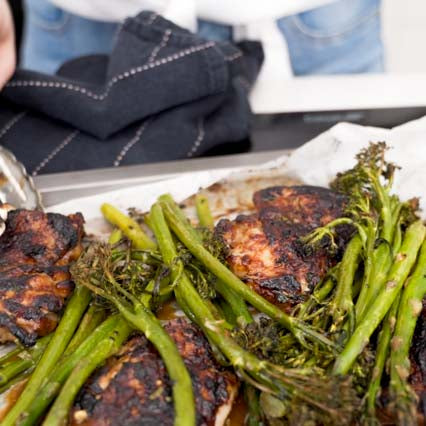 Miso Chicken Tray Bake
