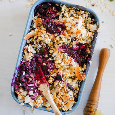 Blueberry & Cacao Nib Crumble