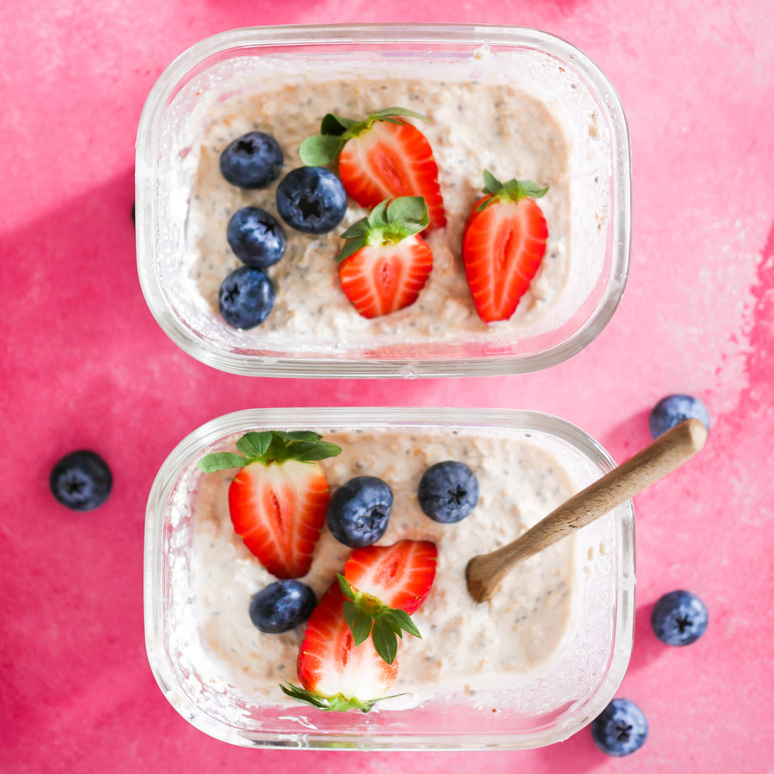Vanilla & Berry Overnight Oats