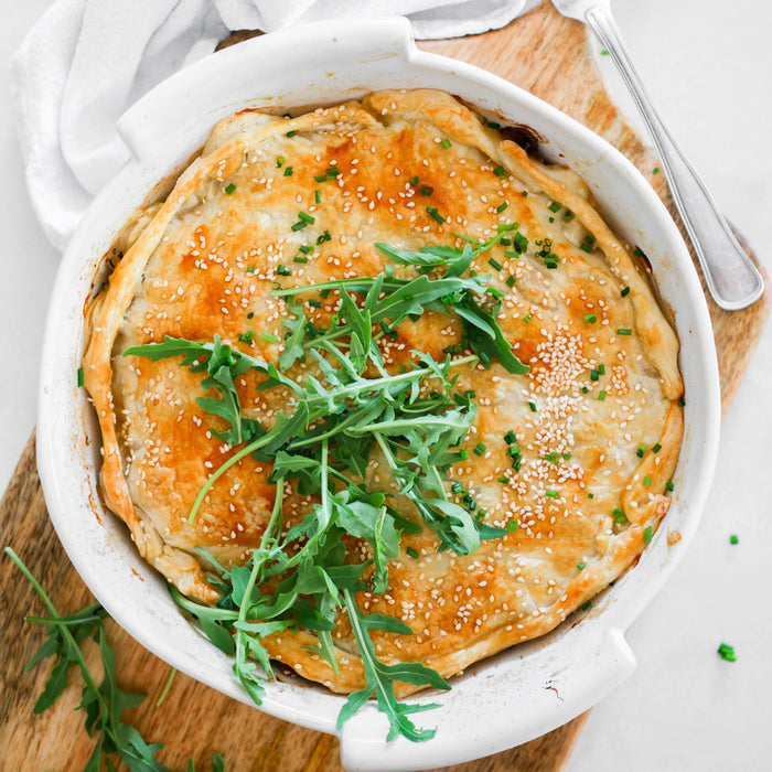 Chicken, Mushroom and Asparagus Pie