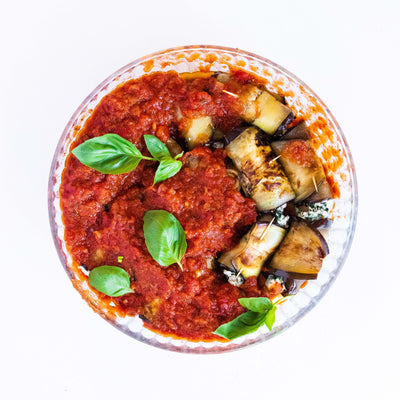 Spinach and Ricotta Eggplant