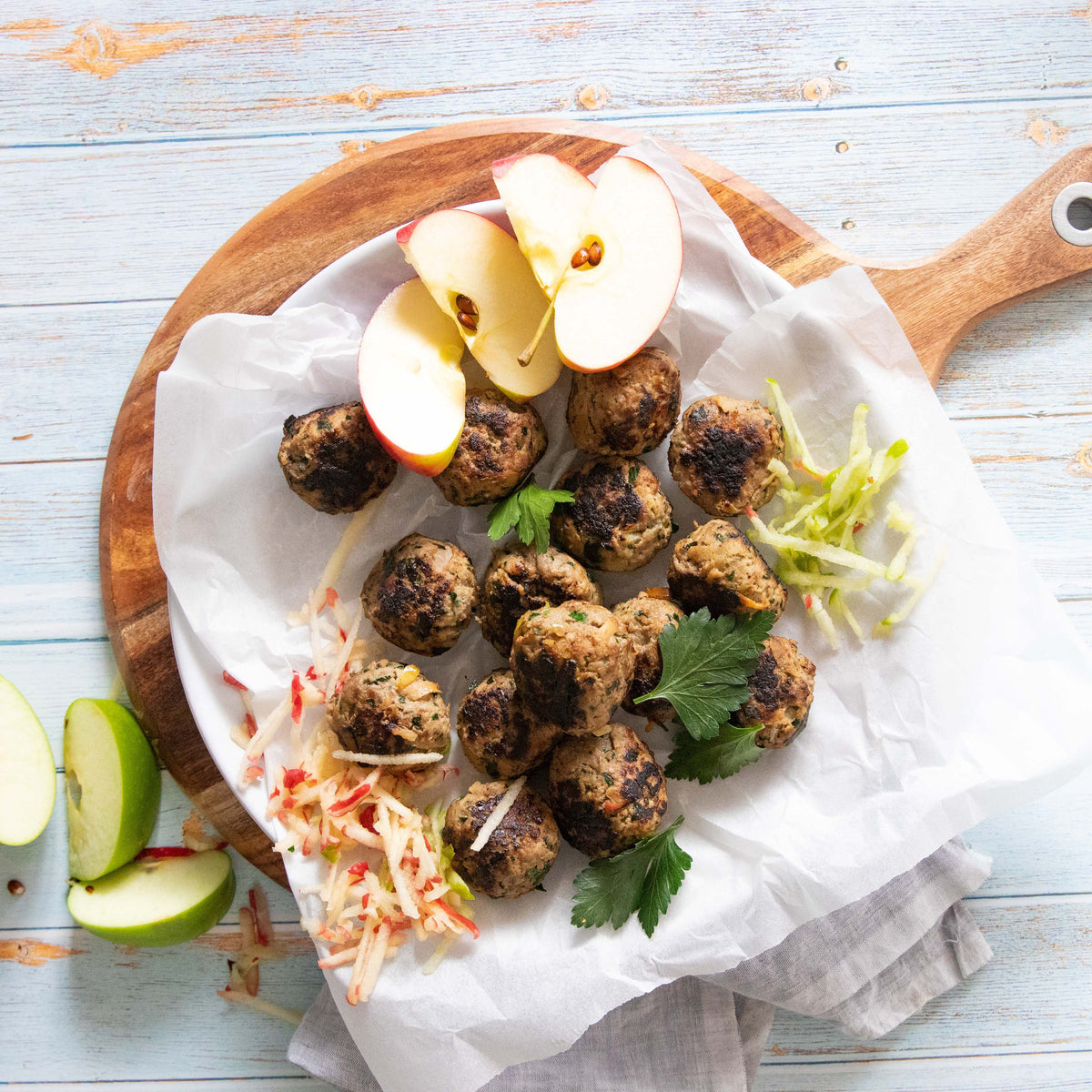 Meatballs with Fresh Apple LEAH ITSINES