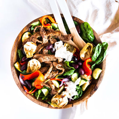 Mediterranean Steak Salad