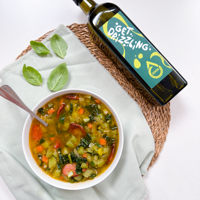Spring-time vegetable soup