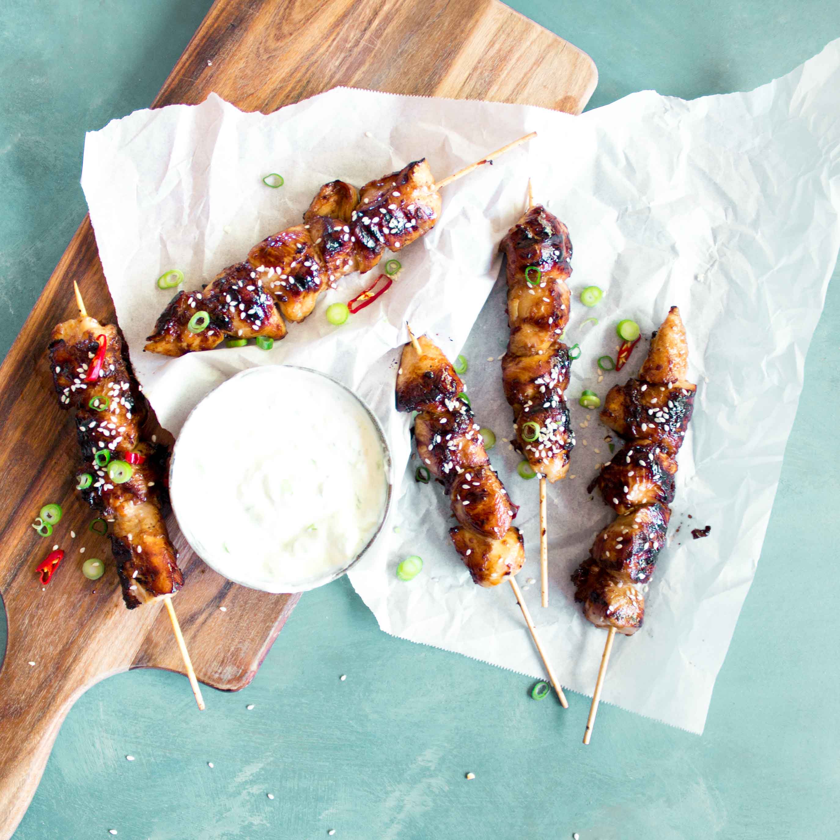 Chicken Teriyaki Skewers