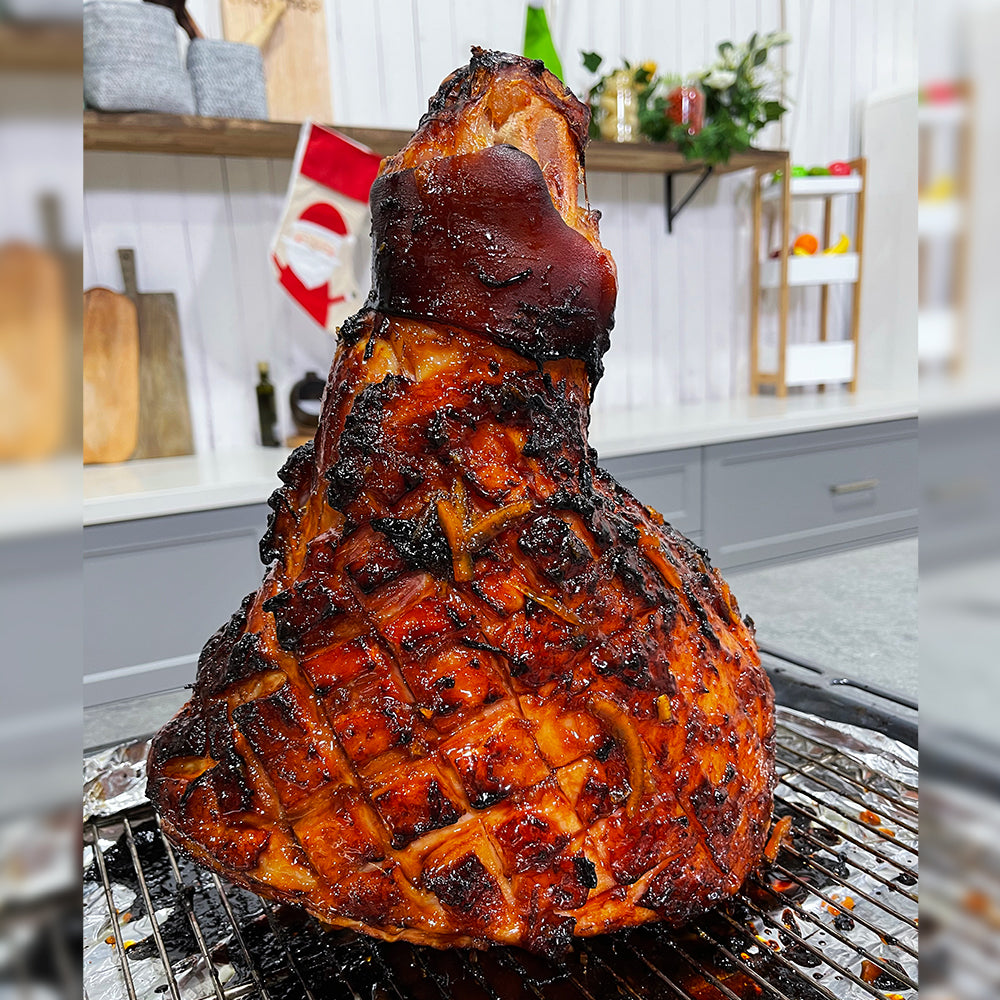 Orange Glazed Christmas Ham