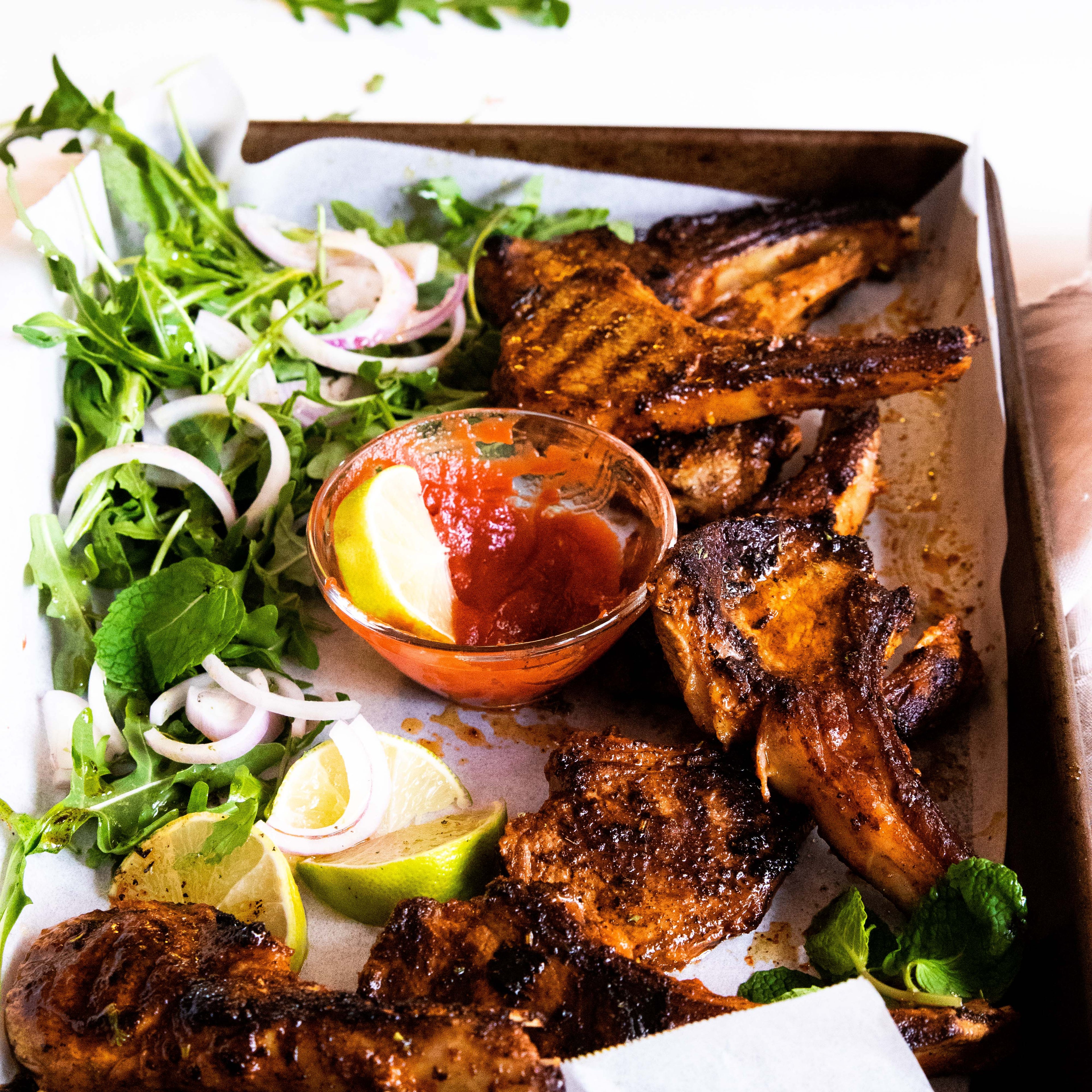 Curried Lamb Cutlets