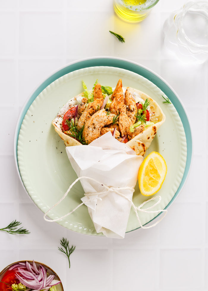 High Protein Chicken Yiros