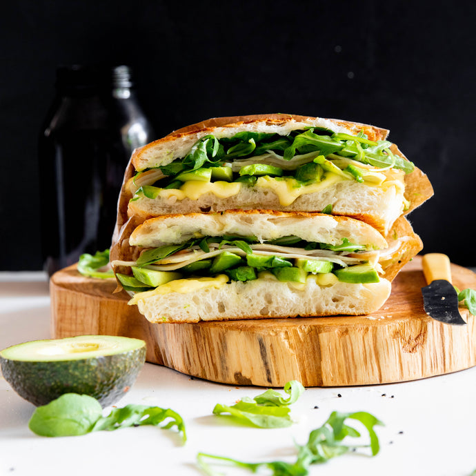 Turkey and Avocado Grilled Cheese Sandwich