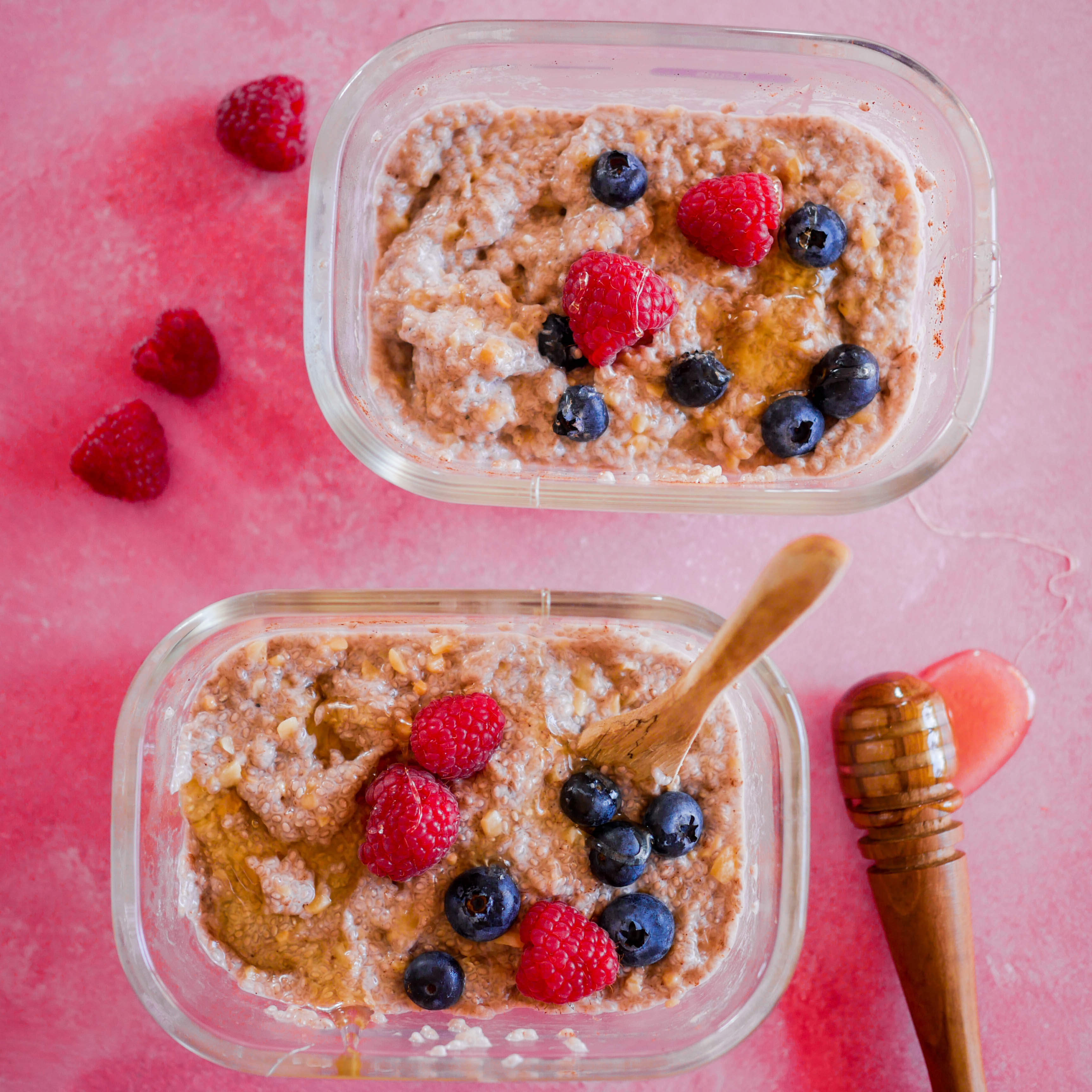 Banana & Berry Chia Pudding
