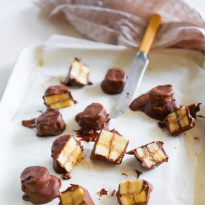 3 Ingredient Chocolate Banana Truffles