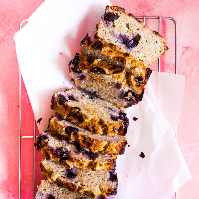 Banana and Blueberry Bread
