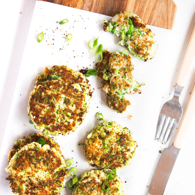 Broccoli & Feta Fritters