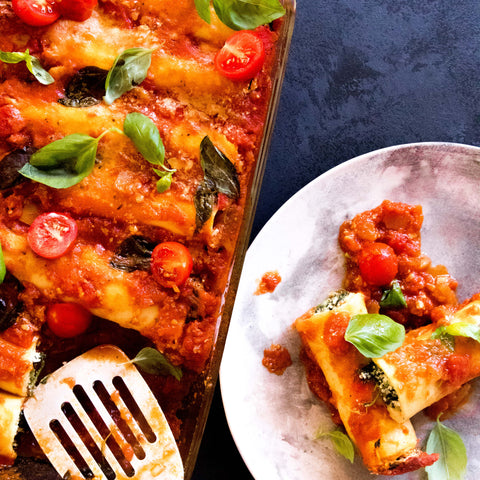 Spinach and Ricotta Cannelloni – LEAH ITSINES