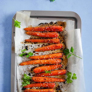Baked Honey Sesame Carrots