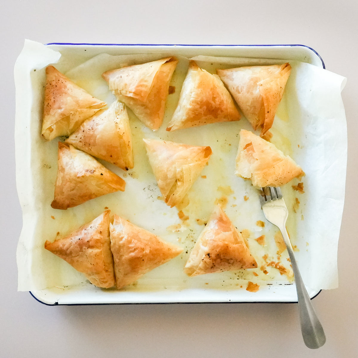 Yiayia's Cheese Triangles