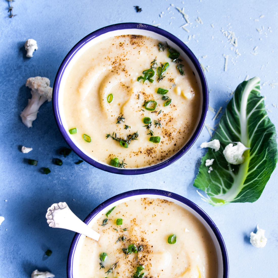 Cheesy Cauliflower Soup
