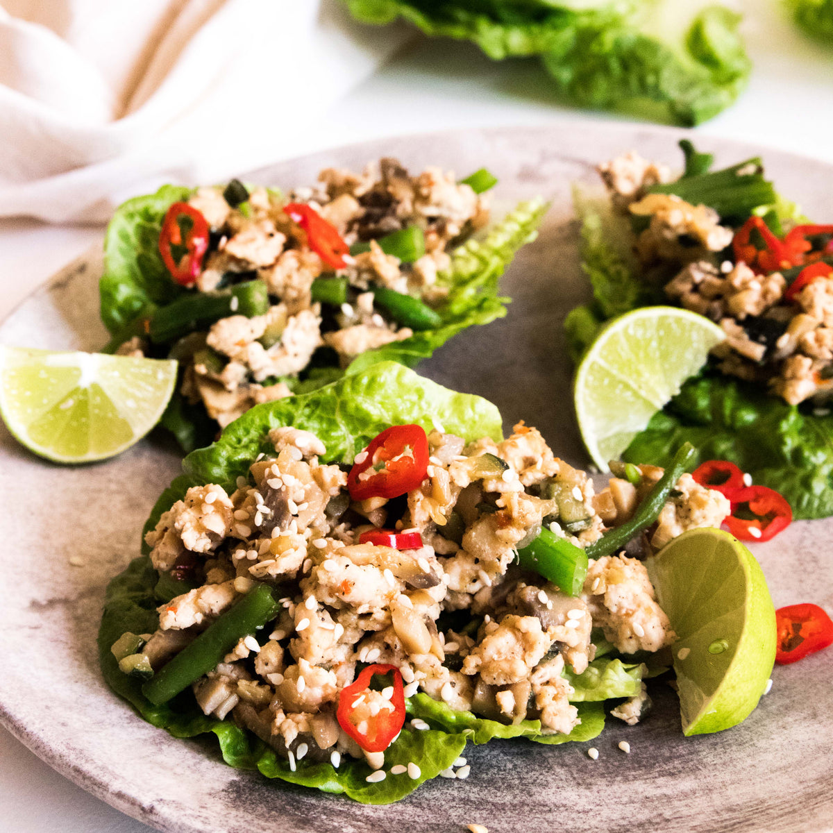 Chicken Lettuce Cups