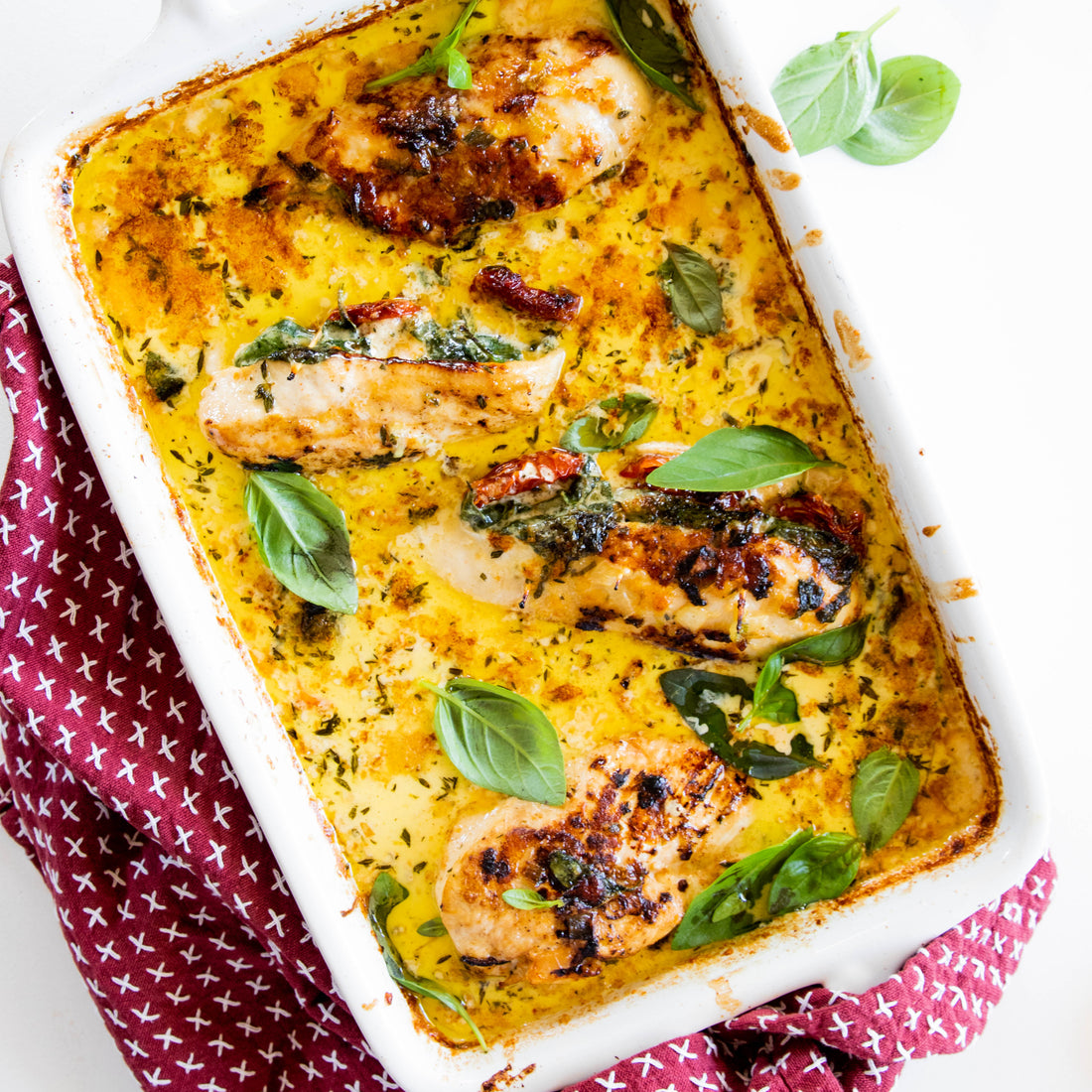 Stuffed Chicken breast in Creamy sauce