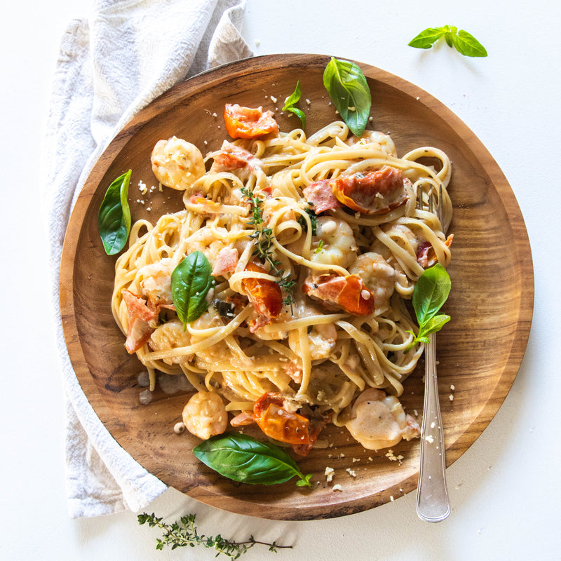 Light Creamy Prawns