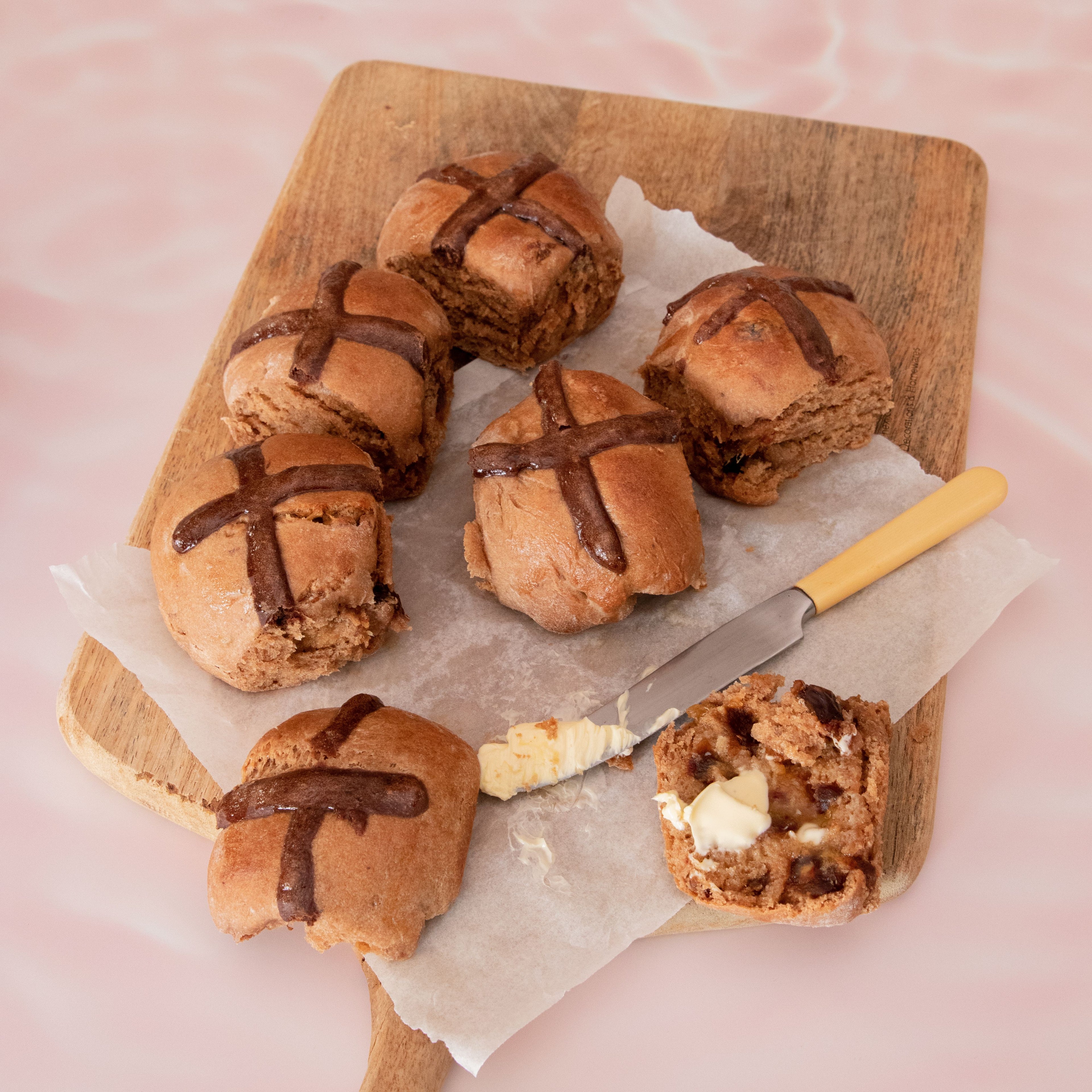 Snickers Hot Cross Buns