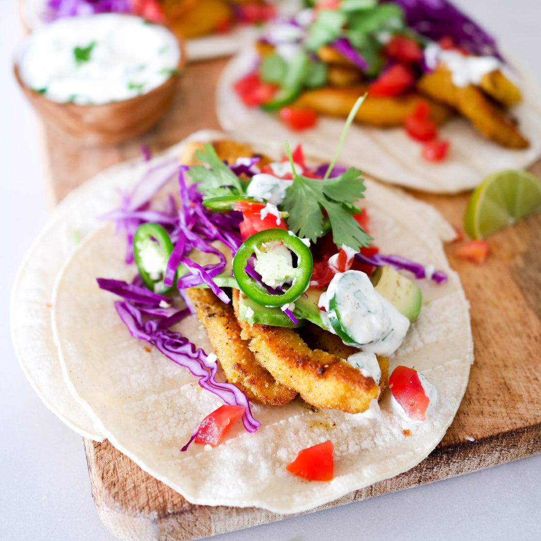Fish Tacos with Corn Tortillas