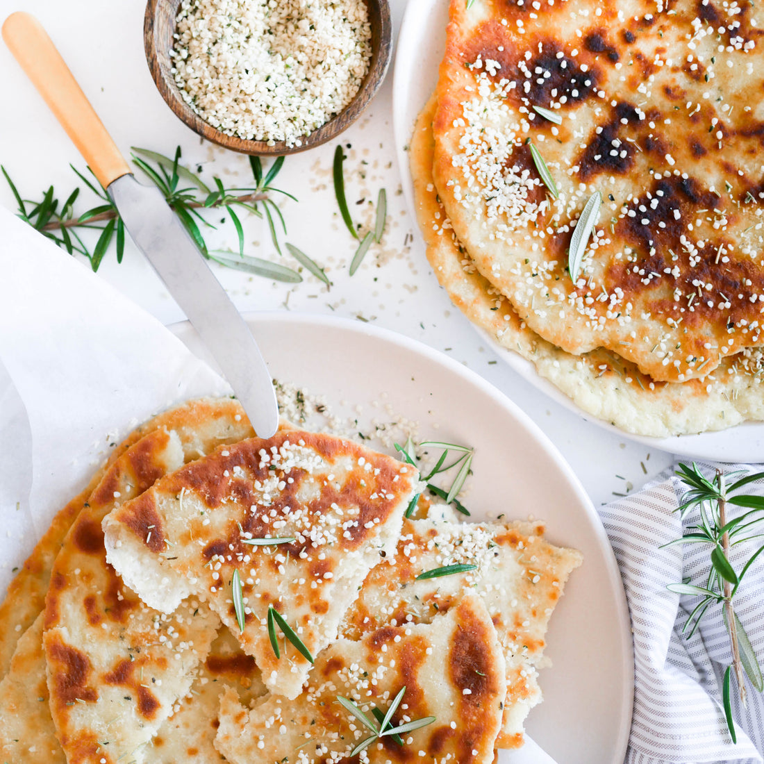 3 Ingredient Flat Breads
