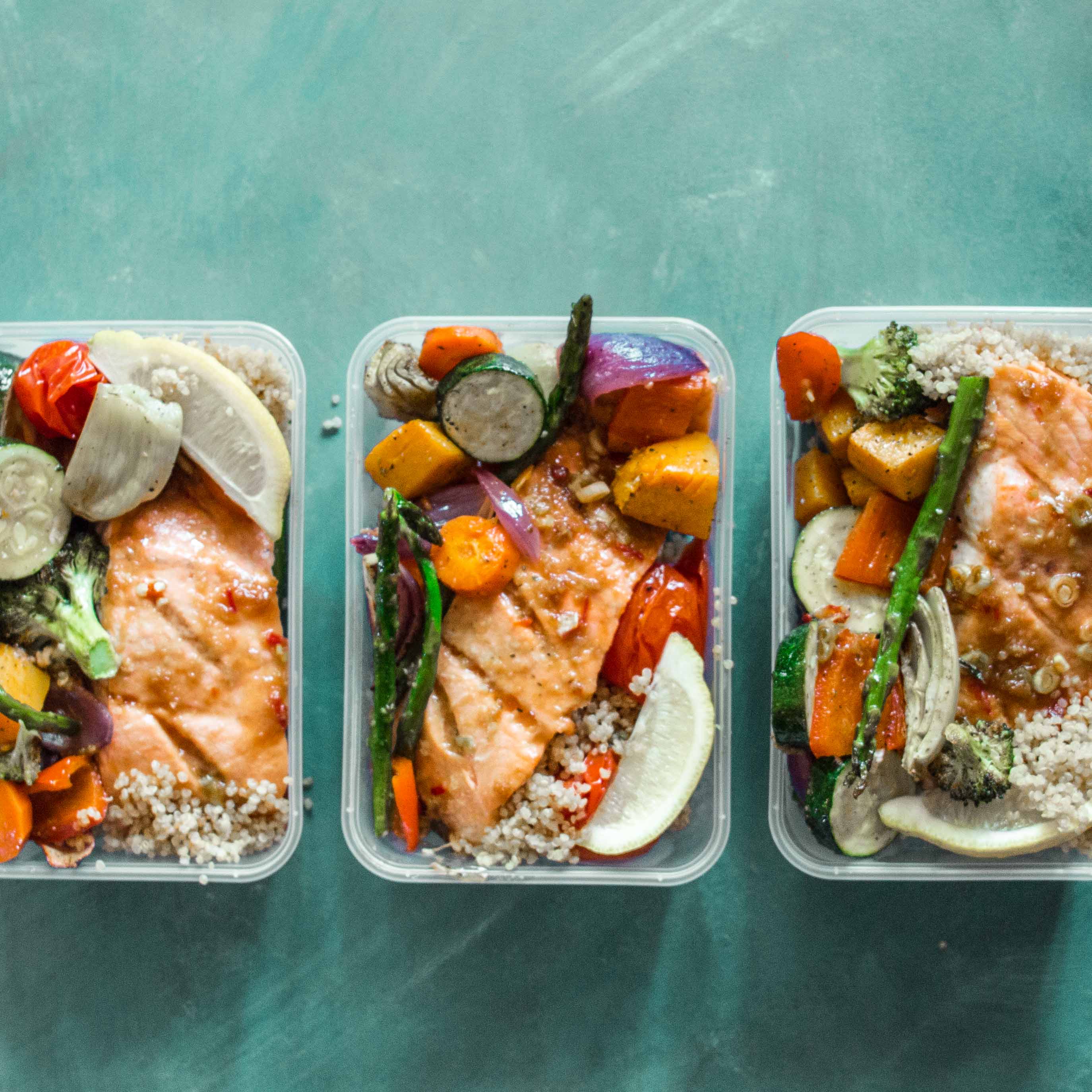 Honey Salmon Meal Prep
