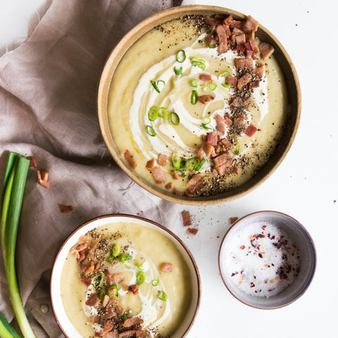 Basic leek & potato soup – LEAH ITSINES