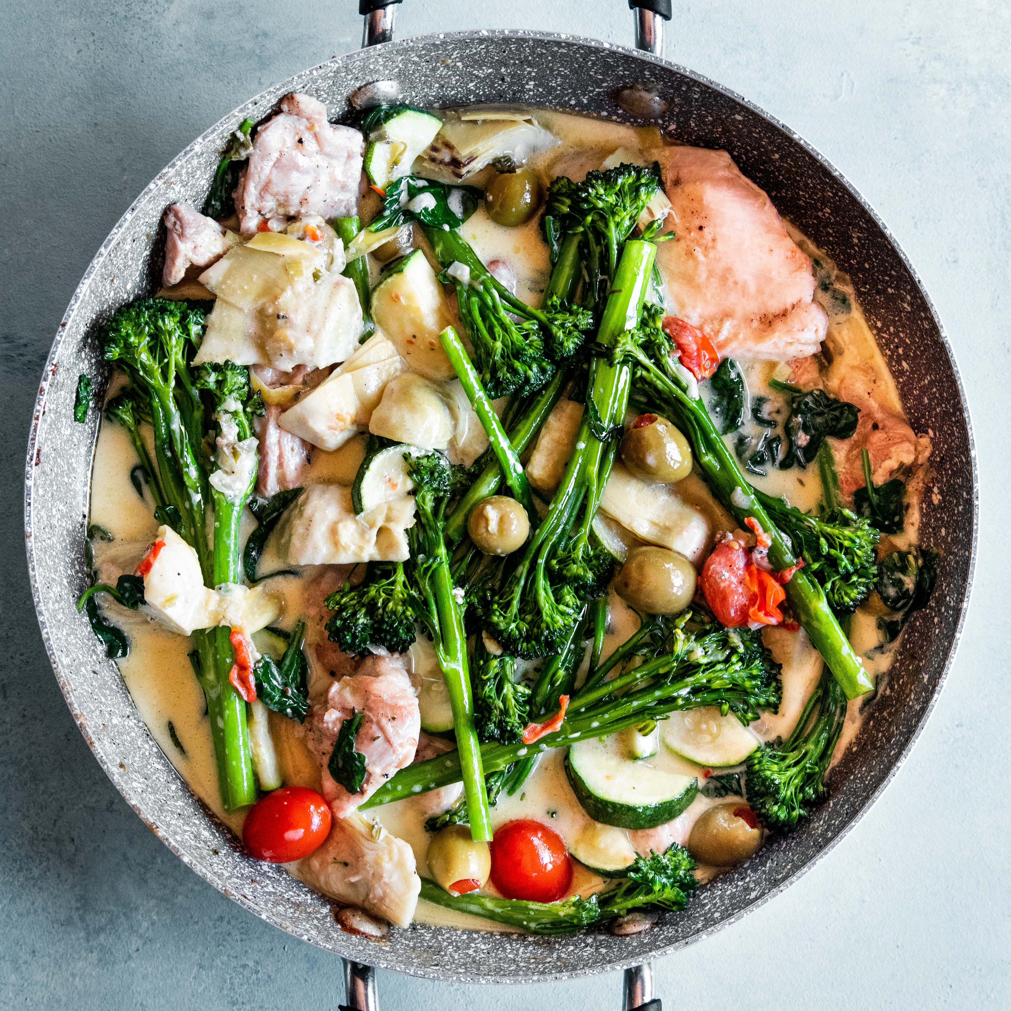 Mediteranian creamy chicken