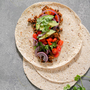Mexican Salsa wrap with Textured Protein
