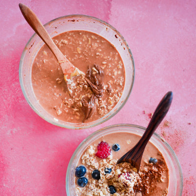 Hazelnut Butter Overnight Oats