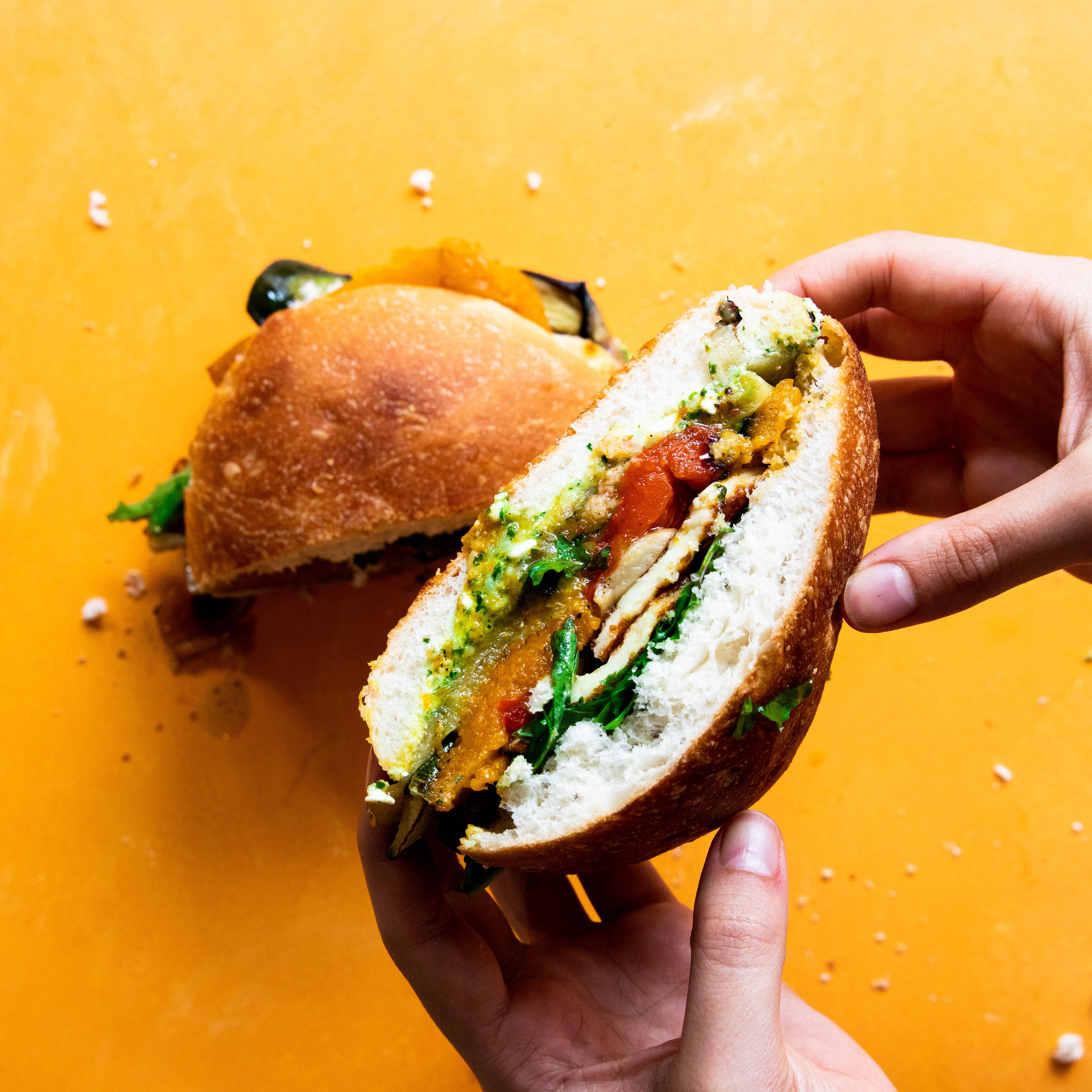 Roast Vegetable Focaccia