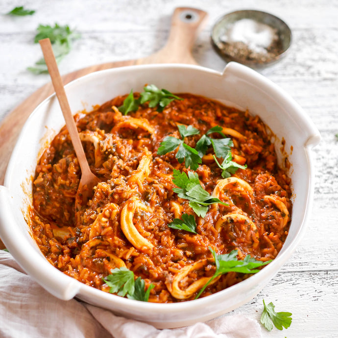 Yiayia’s One Pot Squid and Rice